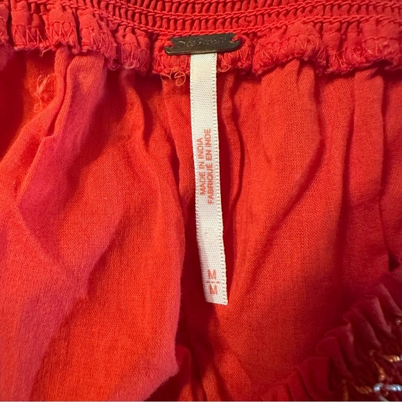 FREE PEOPLE SUNBEAMS EMBROIDERED BOHO MINI DRESS SIZE Medium (B3 - Picture 4 of 11